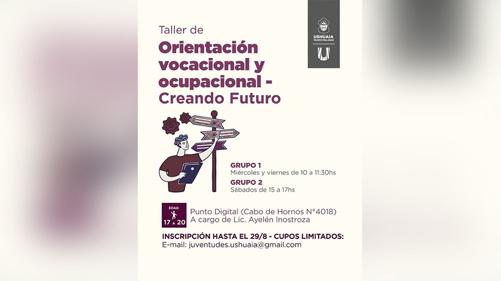 Abren inscripciones para un taller de orientación vocacional 