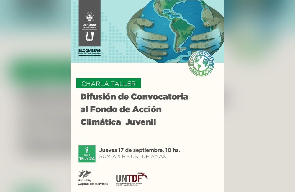 Brindarán una charla informativa sobre el Fondo de Acción Climática Juvenil