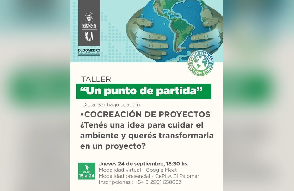 Brindarán un taller de cocreación para acompañar a jóvenes 