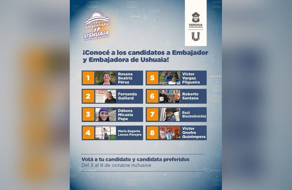 Abren la votación para elegir embajador y embajadora