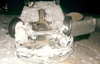 Un herido fue el saldo de un vuelco