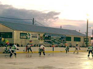 Se inauguró la pista de patinaje sobre hielo