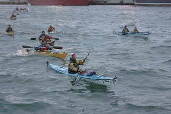 Llegaron los kayakistas desde La Quiaca 