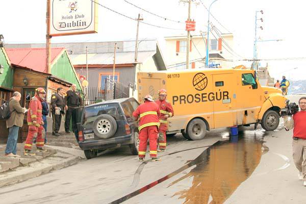 Accidente con derrame de combustible