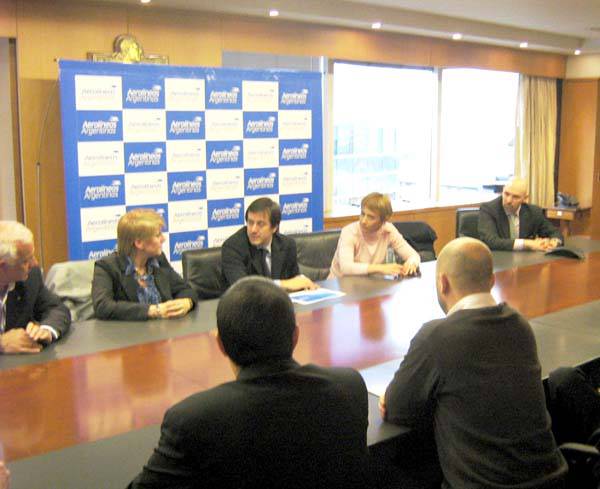 Reunión entre Ríos y Aerolíneas Argentinas