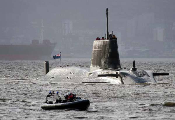 Submarino nuclear inglés rumbo a Malvinas
