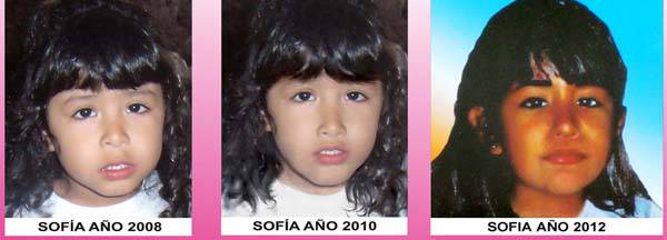 La Justicia dio a conocer la actualización del rostro de Sofía Herrera