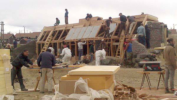 Nave Tierra: detalles de la construcción
