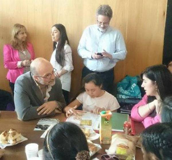 Alumnos de la escuela especial Kayú Chénèn visitaron la Institución legislativa