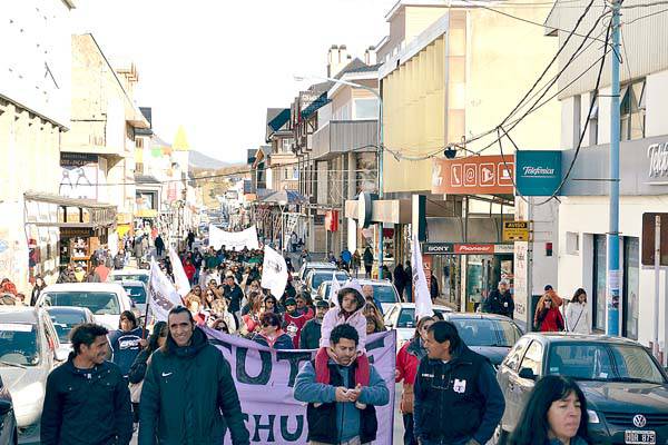 Pese al paro Ushuaia no cambió su rutina