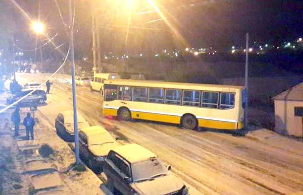 Por unas horas el clima hizo un caos de Ushuaia 