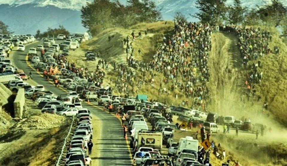 Piquete: El  motociclismo no pudo saltar el obstáculo