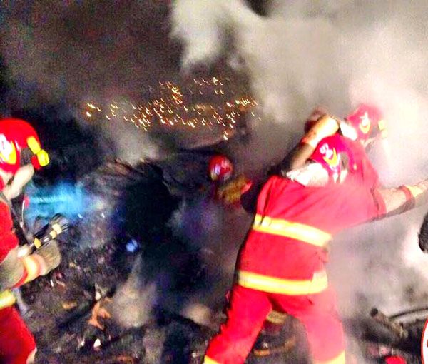 Se incendió una vivienda en el barrio el mirador