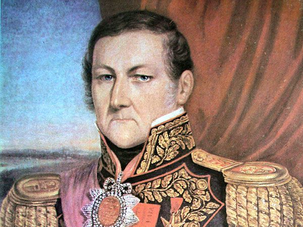 Rosas decreta instrucciones para la Comandancia de Malvinas