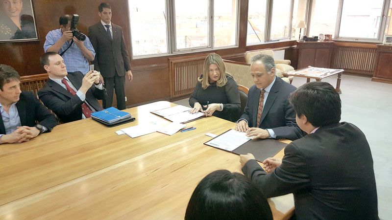 Bertone firmó un acuerdo de asistencia y cooperación con el Ministerio de Justicia de la Nación