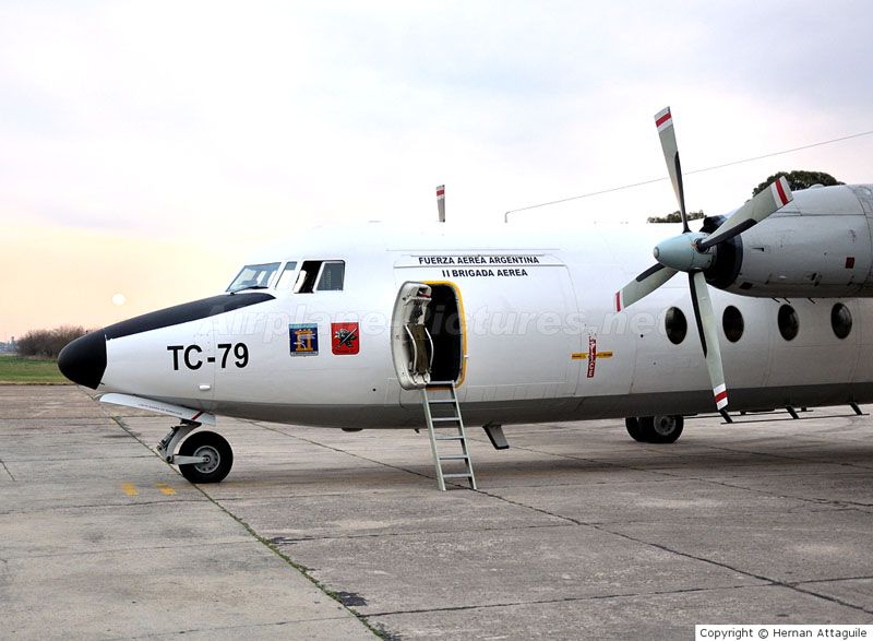 Ushuaia despedirá hoy al último avión Fokker F-27 de la Fuerza Aérea en actividad