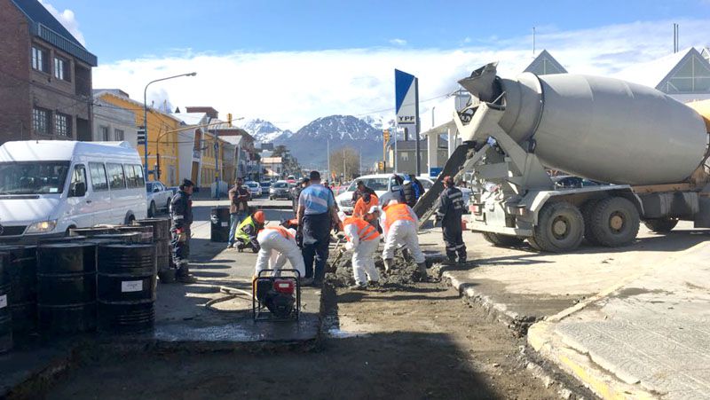 Avanza el hormigonado en nuevos tramos de avenida Maipú