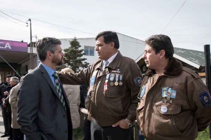 Romano participó de los festejos por un nuevo aniversario de Ushuaia