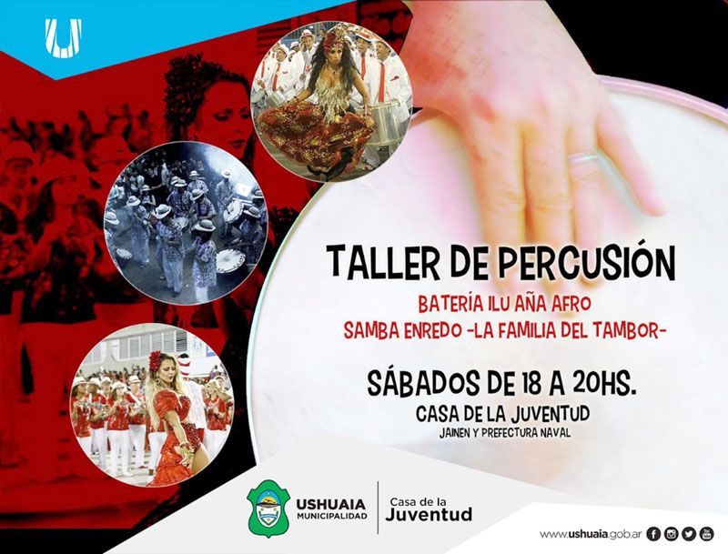  Dictan Taller de Percusión con importante participación de jóvenes