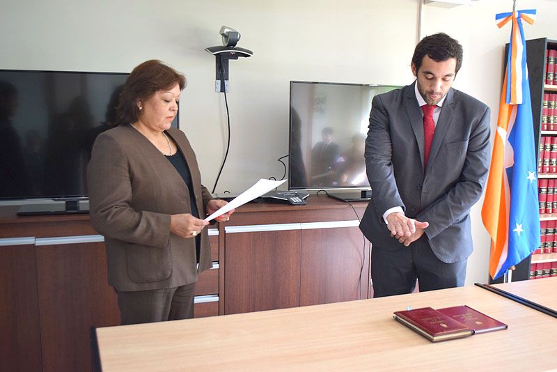 Juró el nuevo Prosecretario del Juzgado de Instrucción N° 2