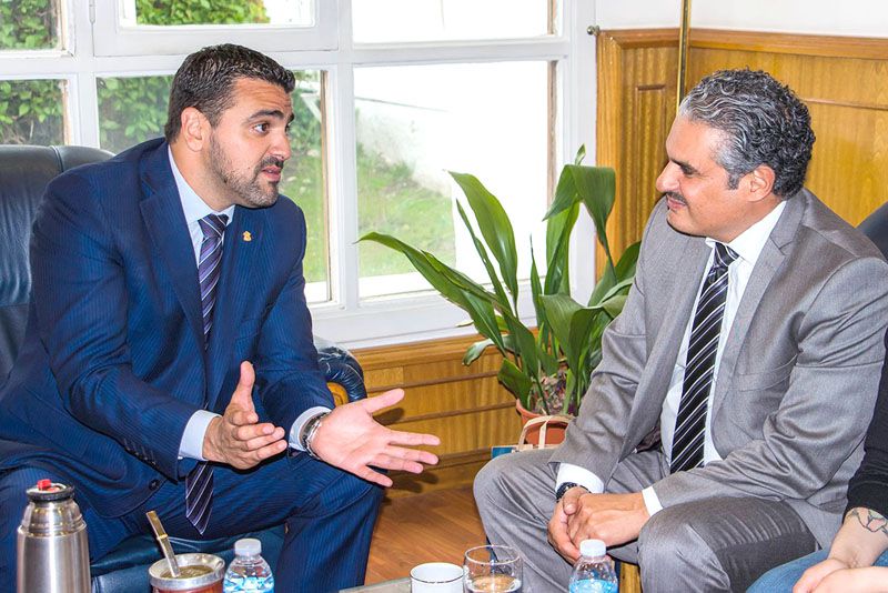 Vuoto recibió al embajador de Kuwait