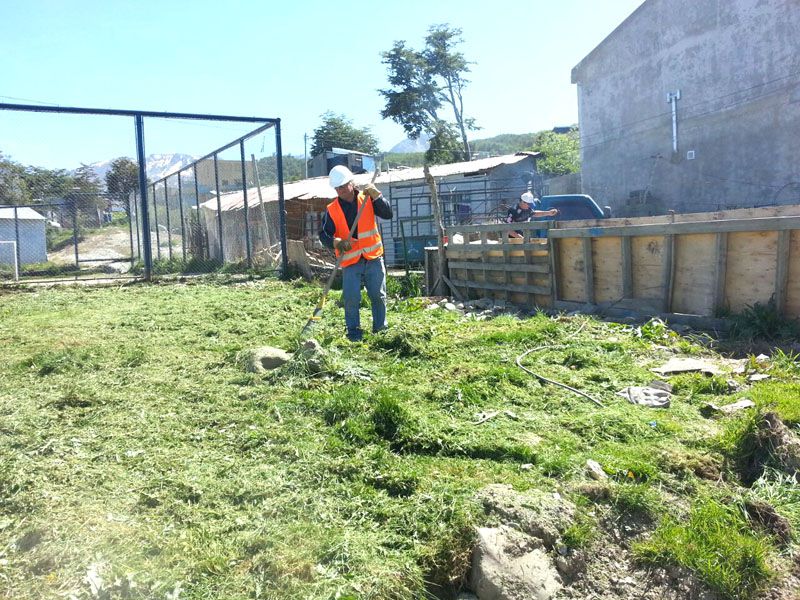 La Municipalidad trabajó en la reparación y limpieza integral en calle Facundo Quiroga