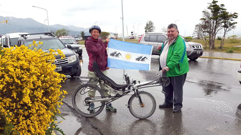 Cislista Francesa unió Santiago de Chile con Ushuaia