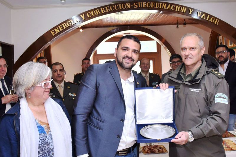 El Intendente acompañó el cambio de autoridades de Gendarmería