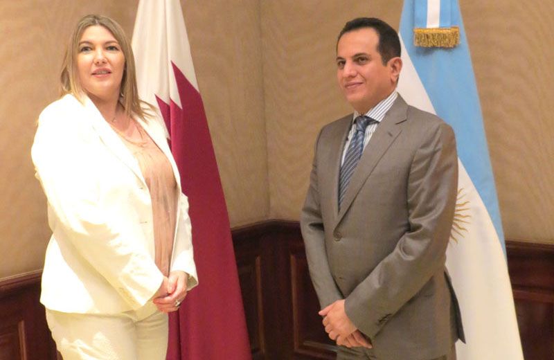 La Gobernadora se reunió con el embajador de Qatar