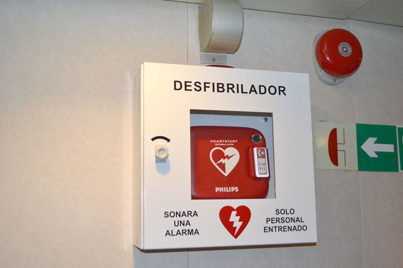 Estremar incorporó un desfibrilador automático a su buque “Centurión del Atlántico”
