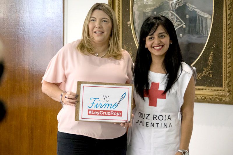 Manifiesto apoyo a la nueva Ley de la Cruz Roja Argentina 