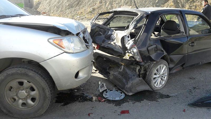 Fuerte choque en la Avenida Héroes de Malvinas