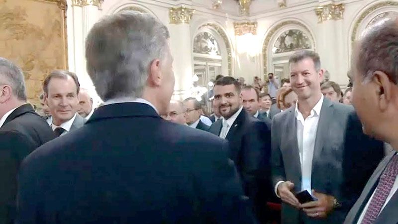 Vuoto asistió a la presentación del Plan Aerocomercial en la Casa Rosada