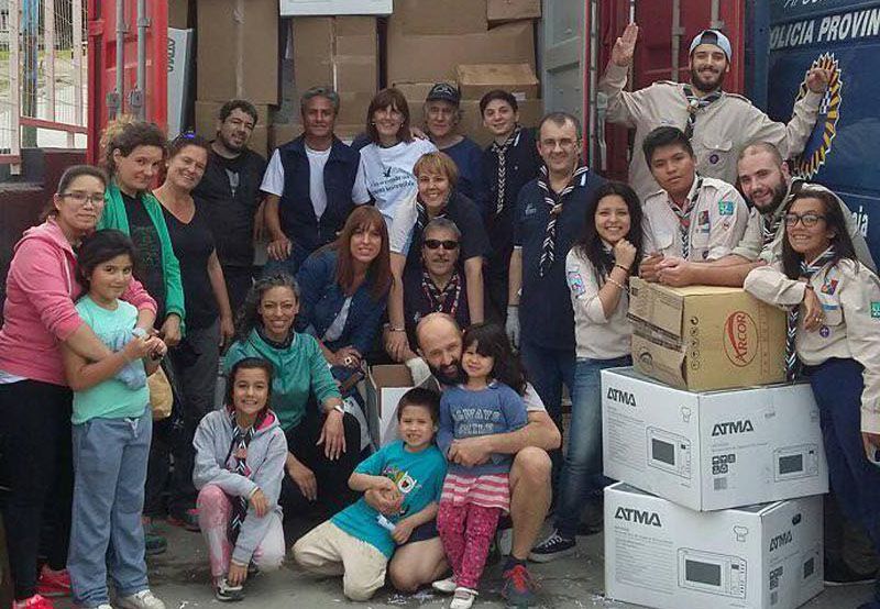 Se juntaron 120 metros cúbicos de material reciclable para la Fundación Garrahan