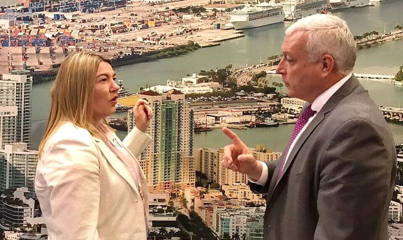 Bertone promociona a Tierra del Fuego en la feria de cruceros más importante del mundo