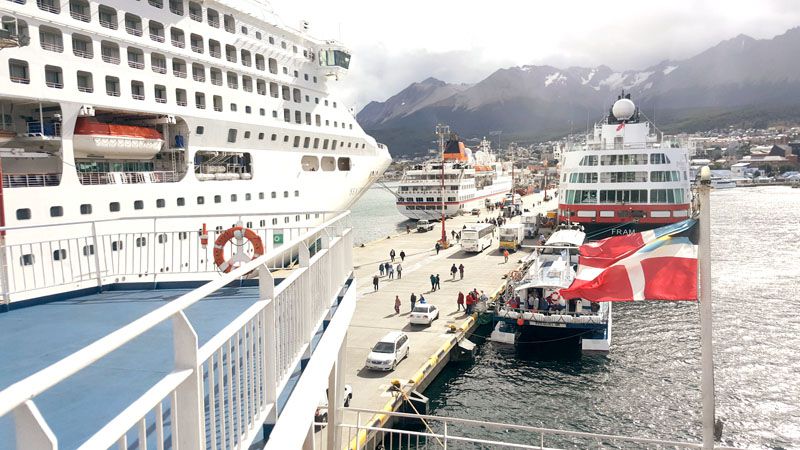 Empresas confirmaron la llegada de nuevos cruceros al Puerto de Ushuaia