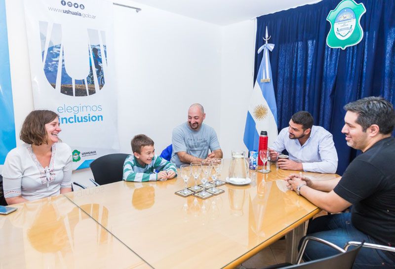 El Intendente Vuoto recibió al ajedrecista Julián Barreda