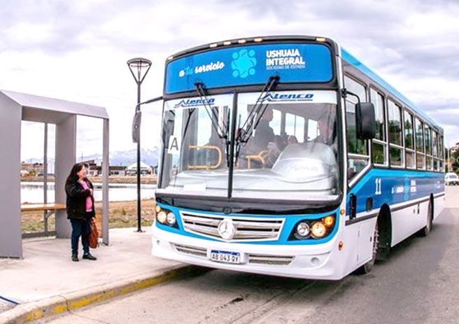 Hoy no habrá servicio de colectivos en Ushuaia