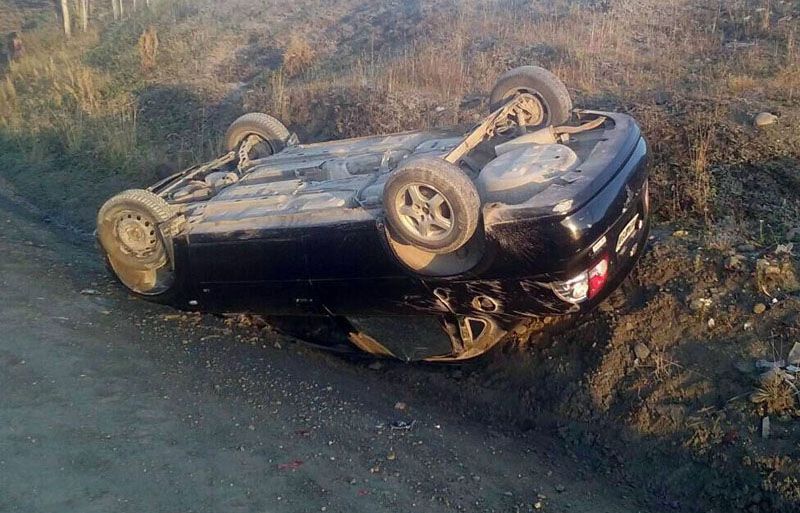 Impresionante vuelco en la Ruta 3 a la altura del kilómetro 3063