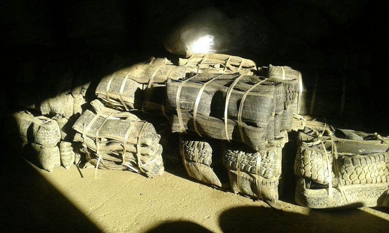 La Secretaría de Medio Ambiente trabaja en el tratamiento de neumáticos en desuso