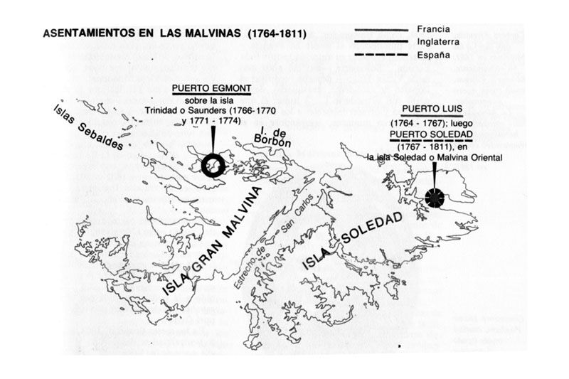 El rey ordena enviar un barco de socorro a las islas Malvinas