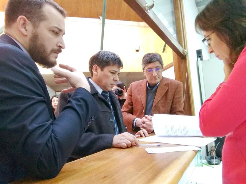 Pino formalizó la denuncia penal por los hechos de violencia ocurridos dentro del recinto de sesiones