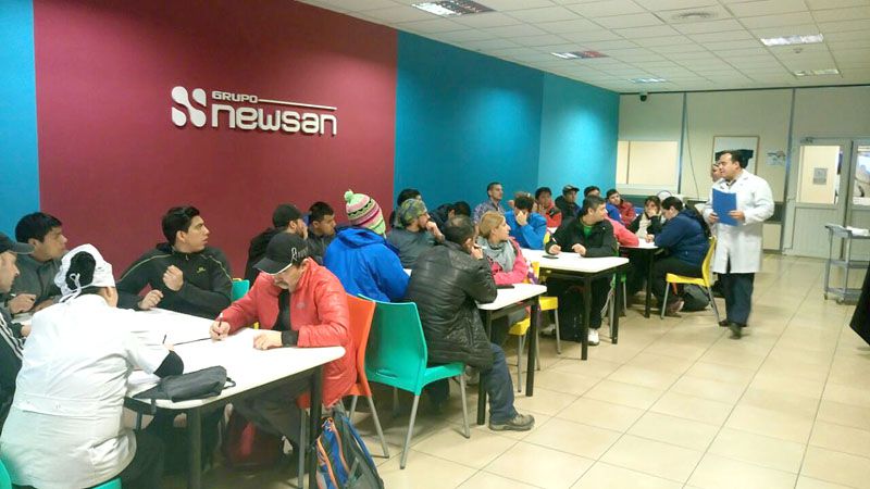 Trabajadores del Grupo Newsan recibieron una capacitación en manipulación de alimentos