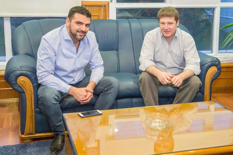 Vuoto y Melella reafirmaron el trabajo conjunto entre ambos municipios