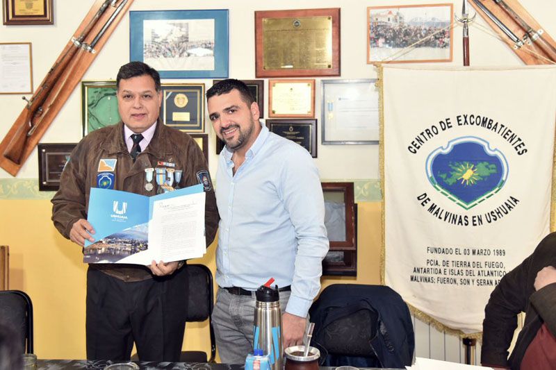 Vuoto entregó a veteranos el apoyo latinoamericano a la causa Malvinas