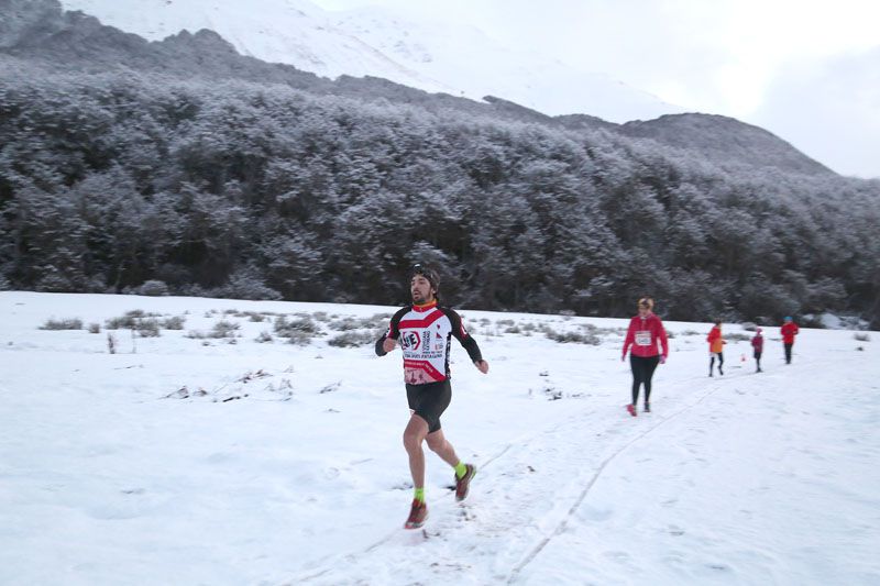 Guzmán y Santos en la fiesta del invierno