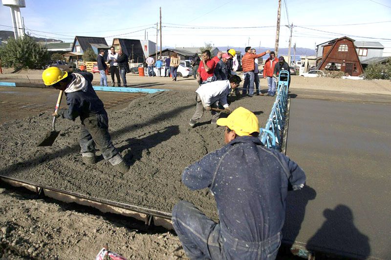Se reinician los trabajos en avenida Perito Moreno
