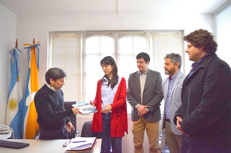 Concejales de Ushuaia recibieron a su par de Río Grande, Laura Colazo