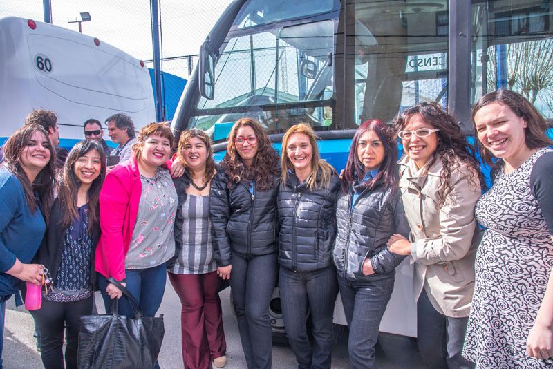 La secretaria de la Mujer destacó la incorporación de choferesas al servicio de colectivos