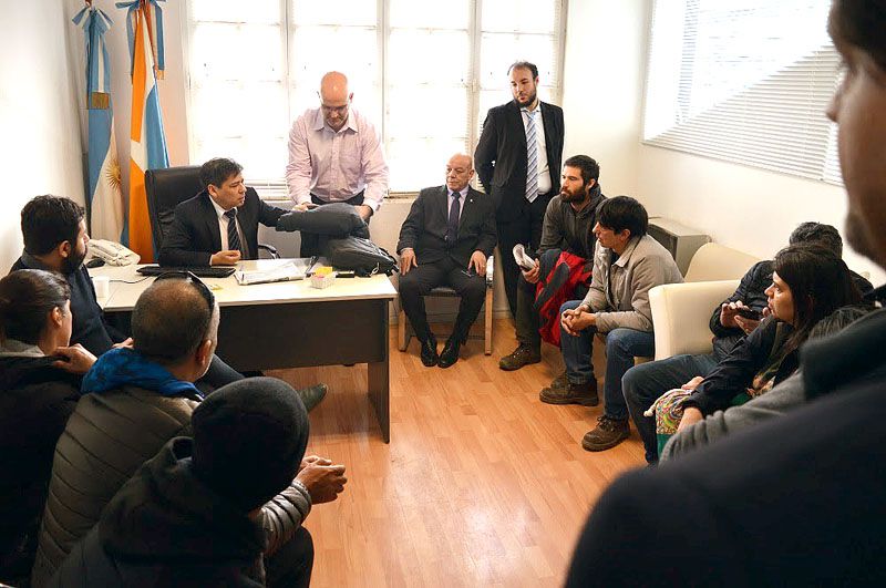 Pino busca soluciones para el acceso a los barrios altos